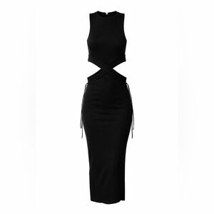 Elegant Black Sleeveless Dress